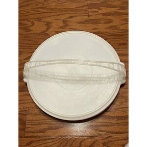 Tupperware Vintage Divided Serving Tray Veggie Relish Cariolier Handle Seal #405